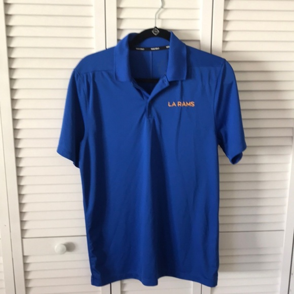 NIKE GOLF Los Angeles Rams royal blue shirt size S. Dri-fit great condition